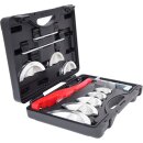 KS-TOOLS Ratschen-Einhand-Biege-Satz 10-22 mm, 13-tlg.
