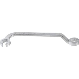 BGS technic Doppel-Ringschlüssel, offen | für Diesel-Einspritzleitungen | SW 17 mm