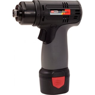 KS-TOOLS Akku-Schleifmaschine, 3.200 U/min 10,8V, mit 2 Akkus und 1 Ladegerät