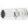 BGS technic Steckschlüssel-Einsatz Gear Lock | Antrieb Innenvierkant 6,3 mm (1/4") | SW 7 mm