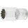 BGS technic Steckschlüssel-Einsatz Gear Lock | Antrieb Innenvierkant 6,3 mm (1/4") | SW 8 mm