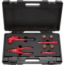 KS-TOOLS Werkzeugsatz mit isolierten Werkzeugen für...