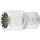 BGS technic Steckschlüssel-Einsatz Gear Lock | Antrieb Innenvierkant 6,3 mm (1/4") | SW 9 mm