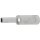 BGS technic Steckschlüssel-Einsatz Gear Lock, tief | Antrieb Innenvierkant 6,3 mm (1/4") | SW 4 mm