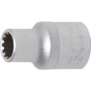BGS technic Steckschlüssel-Einsatz Gear Lock | Antrieb Innenvierkant 12,5 mm (1/2") | SW 10 mm