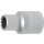 BGS technic Steckschlüssel-Einsatz Gear Lock | Antrieb Innenvierkant 12,5 mm (1/2") | SW 10 mm