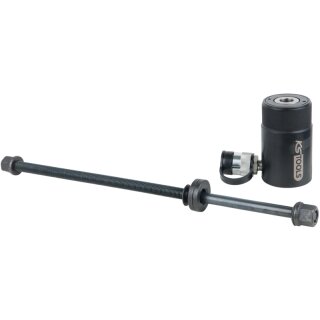 KS-TOOLS Hydraulik-Hohlkolbenzylinder-Satz 12 t mit Spindel, 2-tlg.