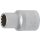 BGS technic Steckschlüssel-Einsatz Gear Lock | Antrieb Innenvierkant 12,5 mm (1/2") | SW 11 mm