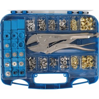 BGS technic Ösen-Druckknopf-Sortiment | 275-tlg.