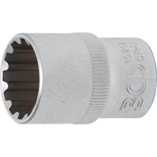 BGS technic Steckschlüssel-Einsatz Gear Lock | Antrieb Innenvierkant 12,5 mm (1/2") | SW 19 mm