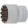BGS technic Steckschlüssel-Einsatz Gear Lock | Antrieb Innenvierkant 12,5 mm (1/2") | SW 24 mm