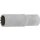 BGS technic Steckschlüssel-Einsatz Gear Lock, tief | Antrieb Innenvierkant 12,5 mm (1/2") | SW 17 mm