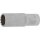 BGS technic Steckschlüssel-Einsatz Gear Lock, tief | Antrieb Innenvierkant 12,5 mm (1/2") | SW 18 mm