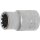 BGS technic Steckschlüssel-Einsatz Gear Lock | Antrieb Innenvierkant 10 mm (3/8") | SW 10 mm