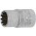 BGS technic Steckschlüssel-Einsatz Gear Lock | Antrieb Innenvierkant 10 mm (3/8") | SW 11 mm