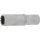 BGS technic Steckschlüssel-Einsatz Gear Lock, tief | Antrieb Innenvierkant 10 mm (3/8") | SW 12 mm