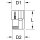 KS-TOOLS 3/8" TITANplus Sechskant-Stecknuss, 1.1/4