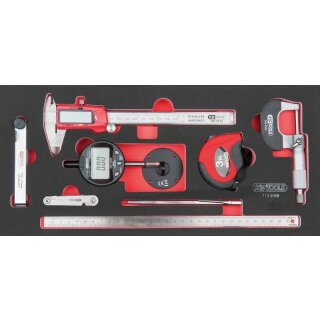KS-TOOLS SCS Messwerkzeug-Satz, 8-tlg. in 1/3 Systemeinlage