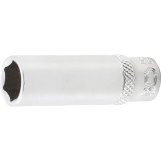 BGS technic Steckschlüssel-Einsatz Sechskant, tief | Antrieb Innenvierkant 6,3 mm (1/4") | SW 11 mm