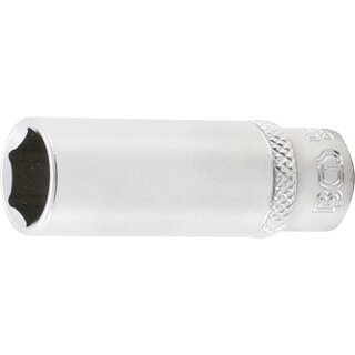 BGS technic Steckschlüssel-Einsatz Sechskant, tief | Antrieb Innenvierkant 6,3 mm (1/4") | SW 12 mm
