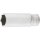 BGS technic Steckschlüssel-Einsatz Sechskant, tief | Antrieb Innenvierkant 6,3 mm (1/4") | SW 13 mm