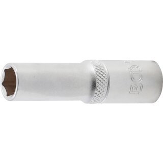 BGS technic Steckschlüssel-Einsatz Sechskant, tief | Antrieb Innenvierkant 10 mm (3/8") | SW 10 mm