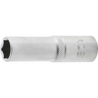BGS technic Steckschlüssel-Einsatz Sechskant, tief | Antrieb Innenvierkant 10 mm (3/8") | SW 11 mm