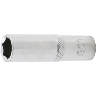 BGS technic Steckschlüssel-Einsatz Sechskant, tief | Antrieb Innenvierkant 10 mm (3/8") | SW 12 mm