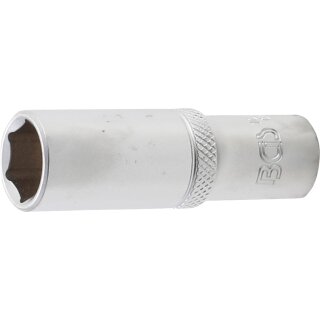 BGS technic Steckschlüssel-Einsatz Sechskant, tief | Antrieb Innenvierkant 10 mm (3/8") | SW 14 mm