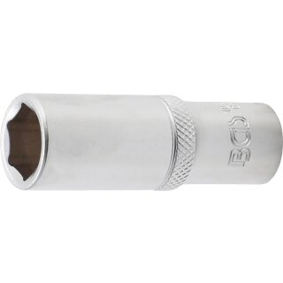 BGS technic Steckschlüssel-Einsatz Sechskant, tief | Antrieb Innenvierkant 10 mm (3/8") | SW 15 mm