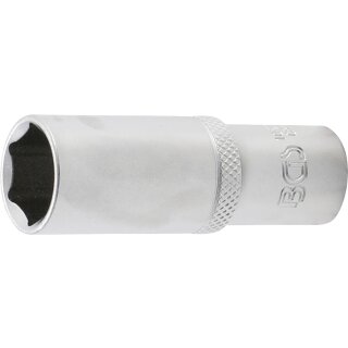 BGS technic Steckschlüssel-Einsatz Sechskant, tief | Antrieb Innenvierkant 10 mm (3/8") | SW 16 mm