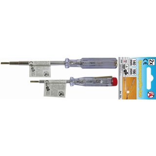 Kraftmann Spannungsprüfer | 120 - 250 V | 140 / 190 mm | 2-tlg.