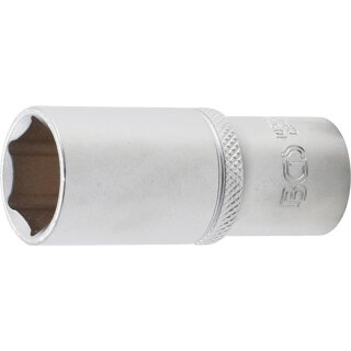 BGS technic Steckschlüssel-Einsatz Sechskant, tief | Antrieb Innenvierkant 10 mm (3/8") | SW 19 mm