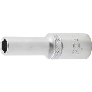BGS technic Steckschlüssel-Einsatz Sechskant, tief | Antrieb Innenvierkant 12,5 mm (1/2") | SW 10 mm