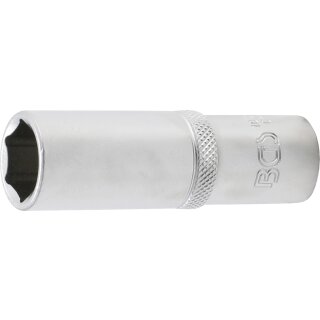 BGS technic Steckschlüssel-Einsatz Sechskant, tief | Antrieb Innenvierkant 12,5 mm (1/2") | SW 17 mm