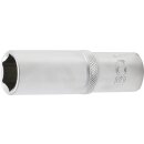 BGS technic Steckschlüssel-Einsatz Sechskant, tief | Antrieb Innenvierkant 12,5 mm (1/2") | SW 17 mm