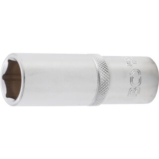 BGS technic Steckschlüssel-Einsatz Sechskant, tief | Antrieb Innenvierkant 12,5 mm (1/2") | SW 18 mm