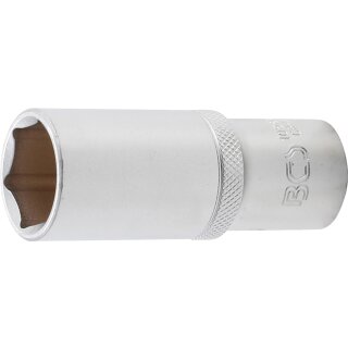 BGS technic Steckschlüssel-Einsatz Sechskant, tief | Antrieb Innenvierkant 12,5 mm (1/2") | SW 22 mm