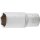 BGS technic Steckschlüssel-Einsatz Sechskant, tief | Antrieb Innenvierkant 12,5 mm (1/2") | SW 24 mm