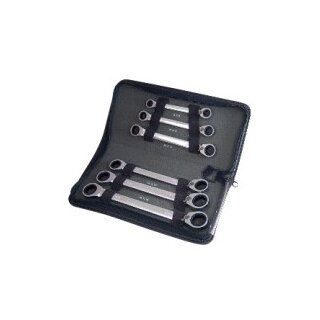 KS-TOOLS GEARplus Doppel-Ratschenringschlüssel-Satz,umschaltbar,6-tlg