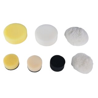 KS-TOOLS Kunststoffpad gelb, Ø 85,0mm, 5er Pack