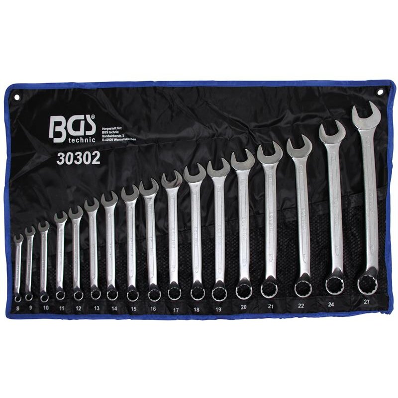 BGS 1214 Doppel-Ringschlüssel-Satz, 12-teilig – Für Schrauben Von 6 Bis 32 Mm