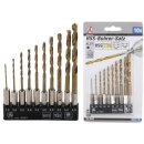 Kraftmann HSS-Bohrer-Satz | titan-nitriert | 1,5 - 6 mm |...