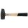 BGS technic Schlosserhammer | Hickory-Stiel | DIN 1041 | 2000 g