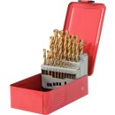 KS-TOOLS HSS TiN Spiralbohrer-Satz, Stahlblechkassette...
