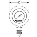 KS-TOOLS Manometer, 120 mm