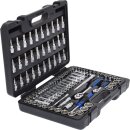 KS-TOOLS 1/4"+3/8" CHROMEplus Steckschlüssel-Satz, 99-tlg.