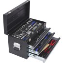 KS-TOOLS 1/4"+1/2" CHROMEplus Universal-Werkzeug-Satz, 99-tlg. Zollmaße