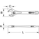 KS-TOOLS BERYLLIUMplus Rollgabelschlüssel 450 mm