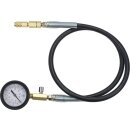 KS-TOOLS Manometer mit Schlauch, 10 bar